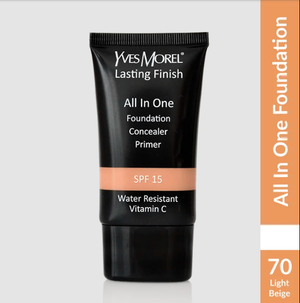 Yves Morel All-in-One Foundation - 70 – Light Beige