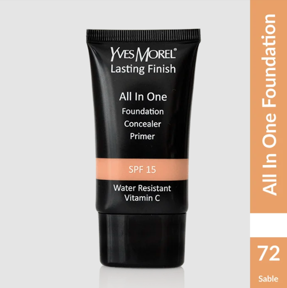 Yves Morel All-in-One Foundation - 72 – Sable