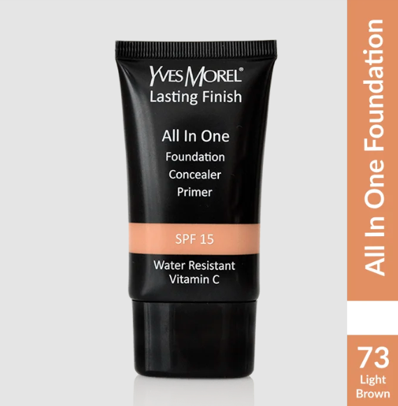 Yves Morel All-in-One Foundation - 73 – Light Brown