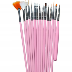15-Piece Nail Art Brush Set