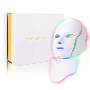 Colorful LED Face & Neck Therapy Mask