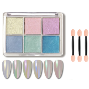 6-in-1 Mirror Nail Art Powder Palette
