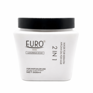 Euro Gold 2 in 1 Keratin Mask with Argan Oil